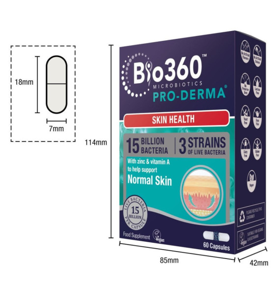 Pro-Derma® probiotiká na pleť 60cps