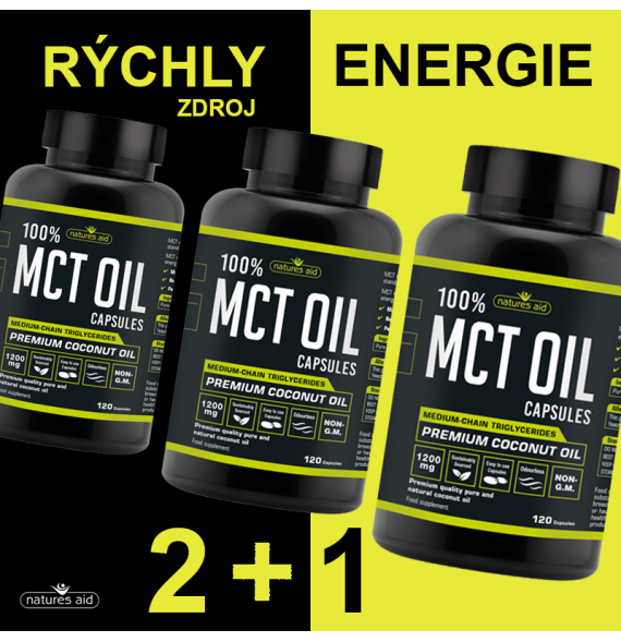 MCT Oil 120 kapsúl, 1200mg/cps