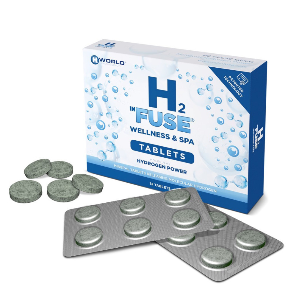H2 InFuse 12 tablIet | Wellness & Spa | Molekulárny vodík®