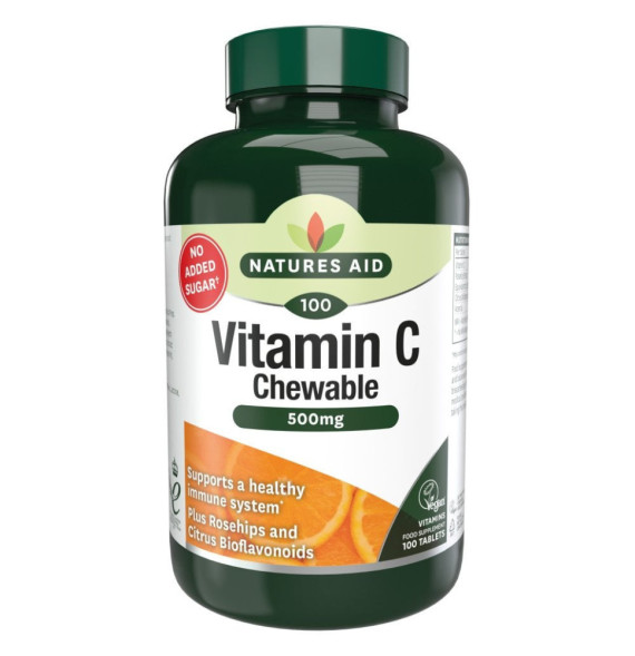 Vitamín C 500mg + Acerola, šípky, bioflavonoidy