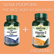 JOINT SUPPORT plus 90tbl + Vitamín C 1000mg Low Acid- nízkokyslý 90tbl ZADARMO!