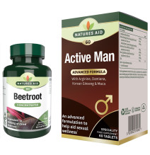 Zvýhodnená dvojkombinácia, ktorá poteší oboch Active Man 60tbl + Beetroot extra účinný koncentrát 60cps