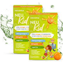 AKCIA! 2x  Neu Kid Multivitamin + Omega-3 želé bonbóny 30 kusov