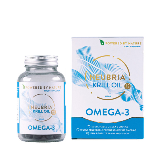 Neubria Krill vďaka prirodzenej forme fosfolipidov a obsahu astaxantínu podporuje zdravie srdca, mozgu a kĺbov efektívnejšie.