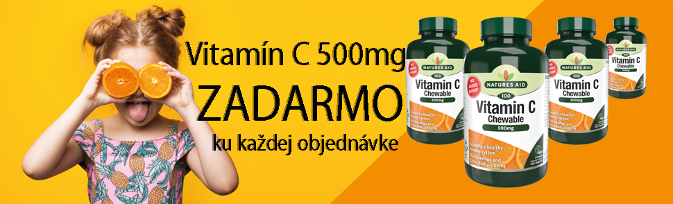 Účinný prírodný cmúľací vitamín C 500mg